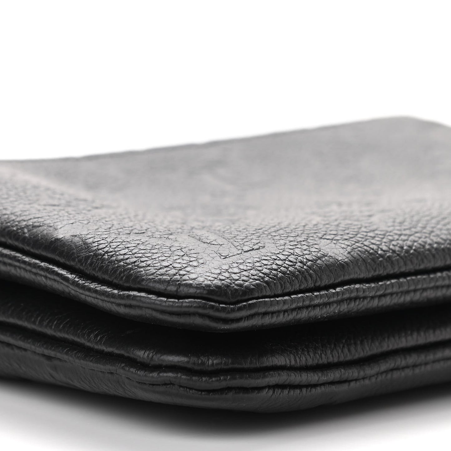 Empreinte Double Zip Pochette Black