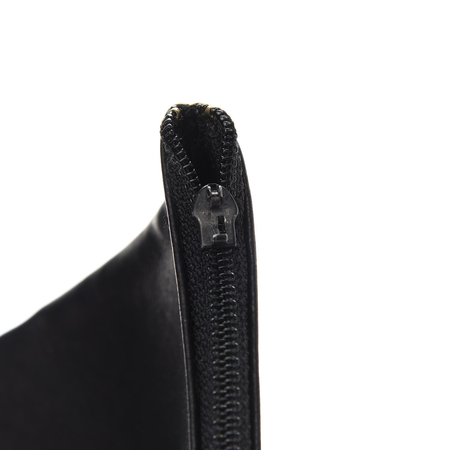 Chanel Lambskin CC Stitched Drawstring Bucket Bag Black 12 of 12