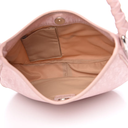 Christian Dior Nylon Monogram Lovely Hobo Rose Clair 5 of 13