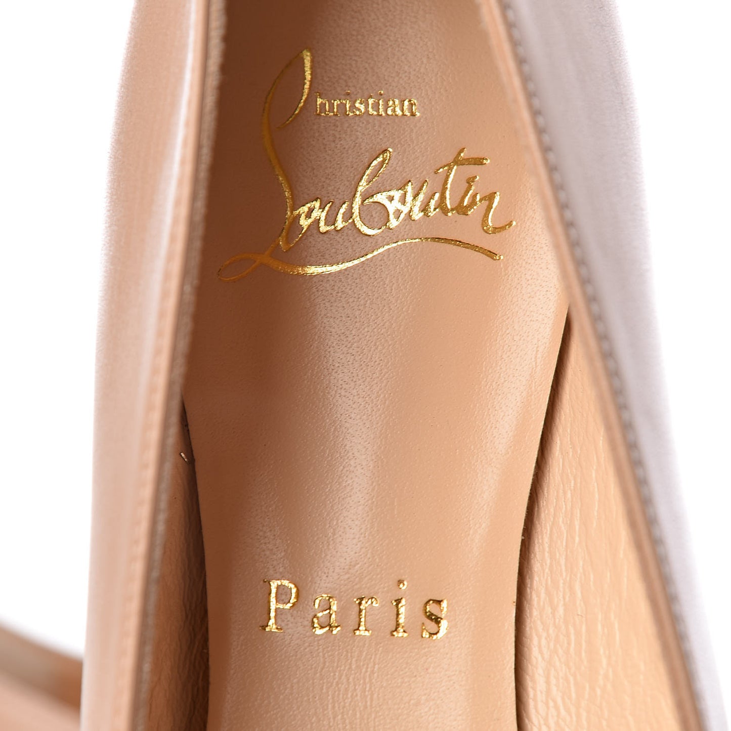 Nappa Eloise Flats 38.5 Nude