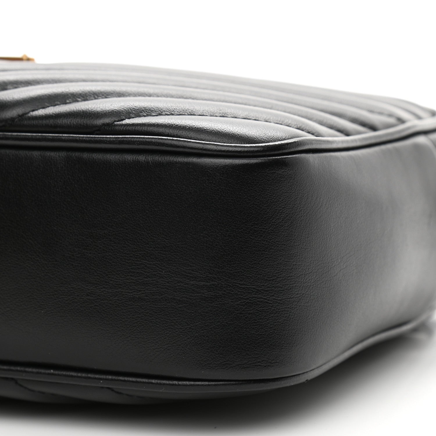 Saint Laurent Calfskin Matelasse Monogram Lou Camera Bag Black 10 of 10