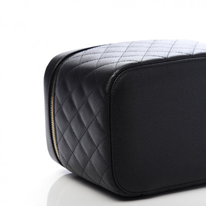 Chanel Caviar Quilted Large Vanity Pouch Black 6 of 10