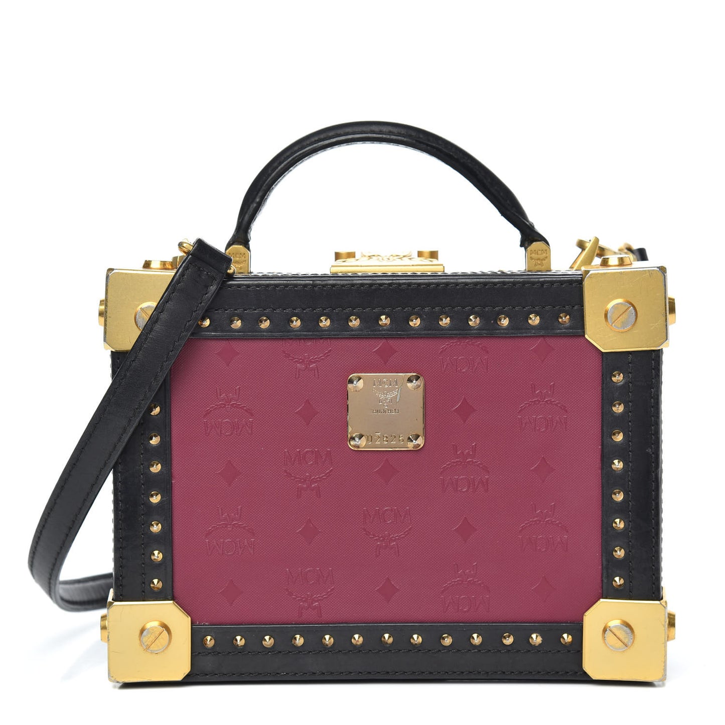 Odeon Calfskin Small Berlin Crossbody Purple