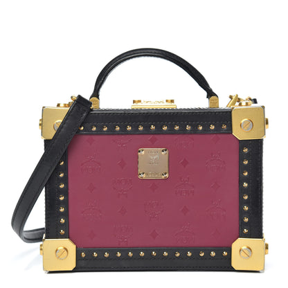MCM Odeon Calfskin Small Berlin Crossbody Purple 1 of 11