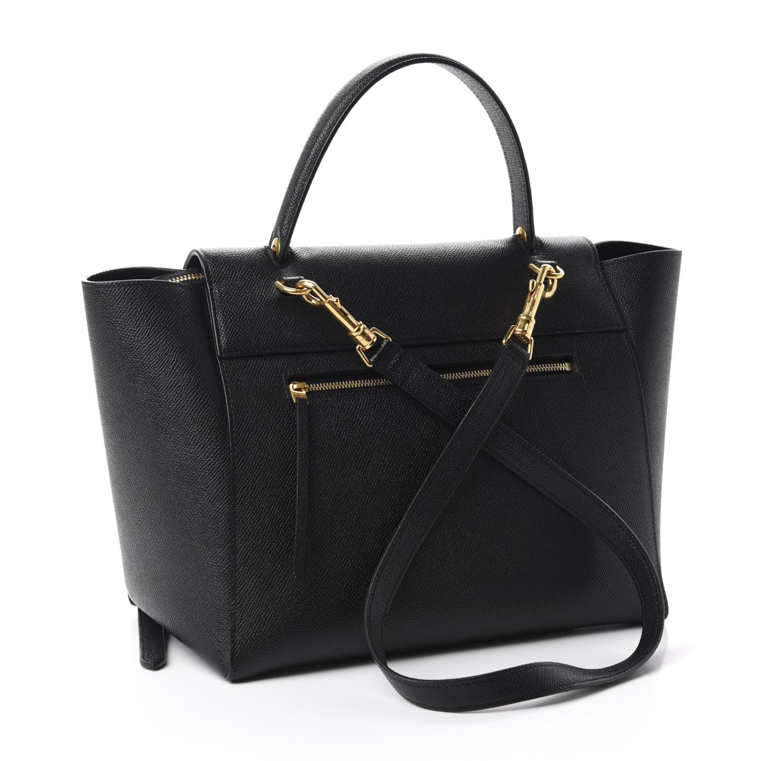 Celine Baby Grained Calfskin Mini Belt Bag Black 4 of 10