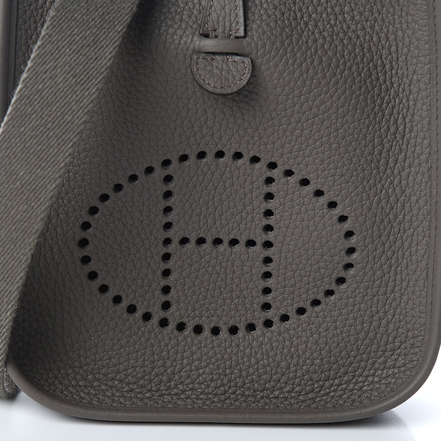 Hermes Taurillon Clemence Evelyne TPM Etain 9 of 10