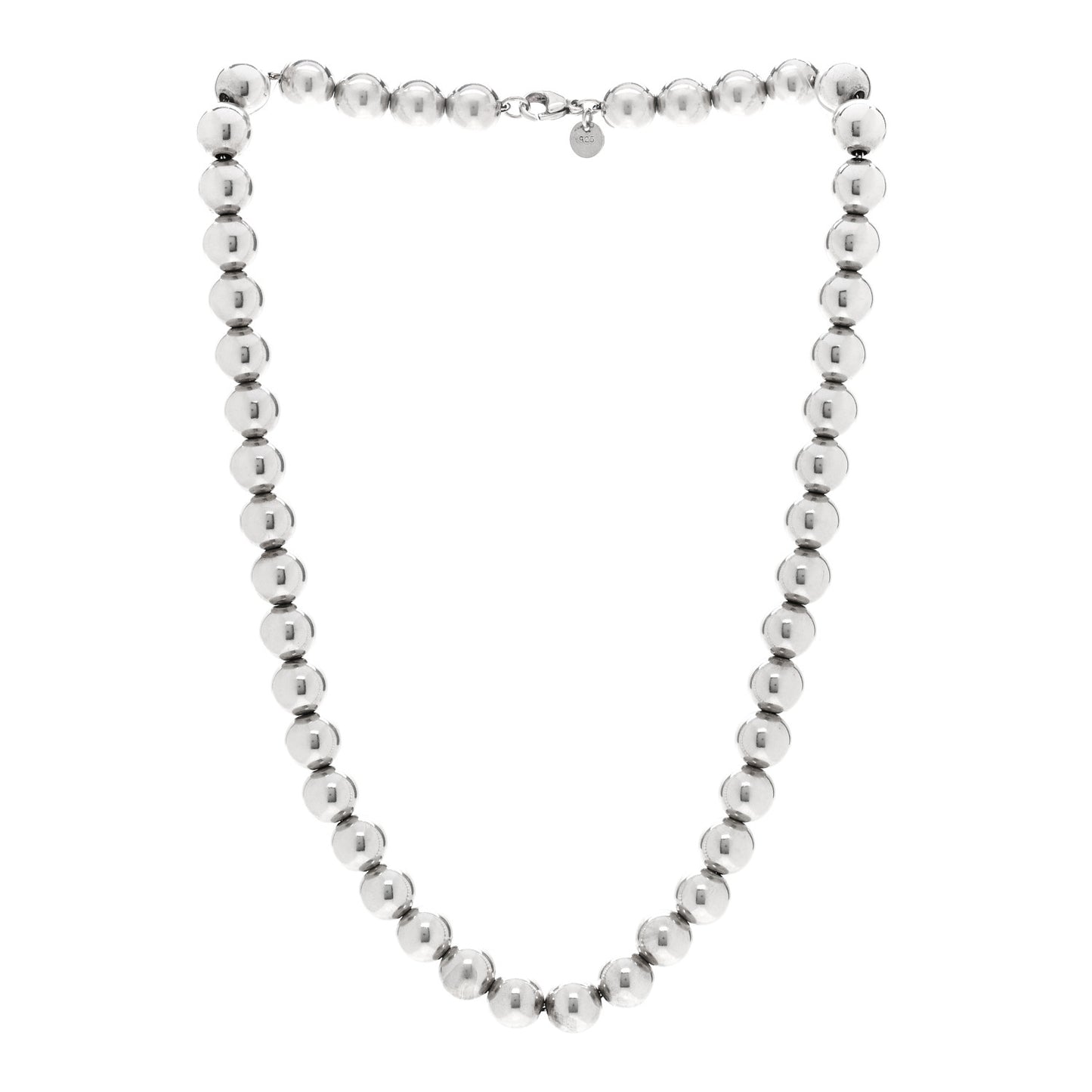 Sterling Silver 10mm Hardwear Ball Necklace