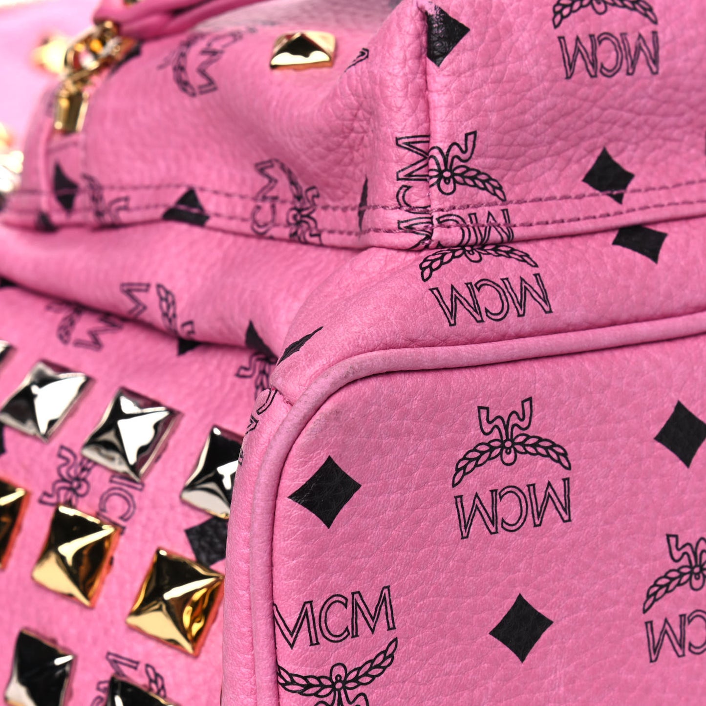 Visetos Studded Medium Stark M Backpack Pink
