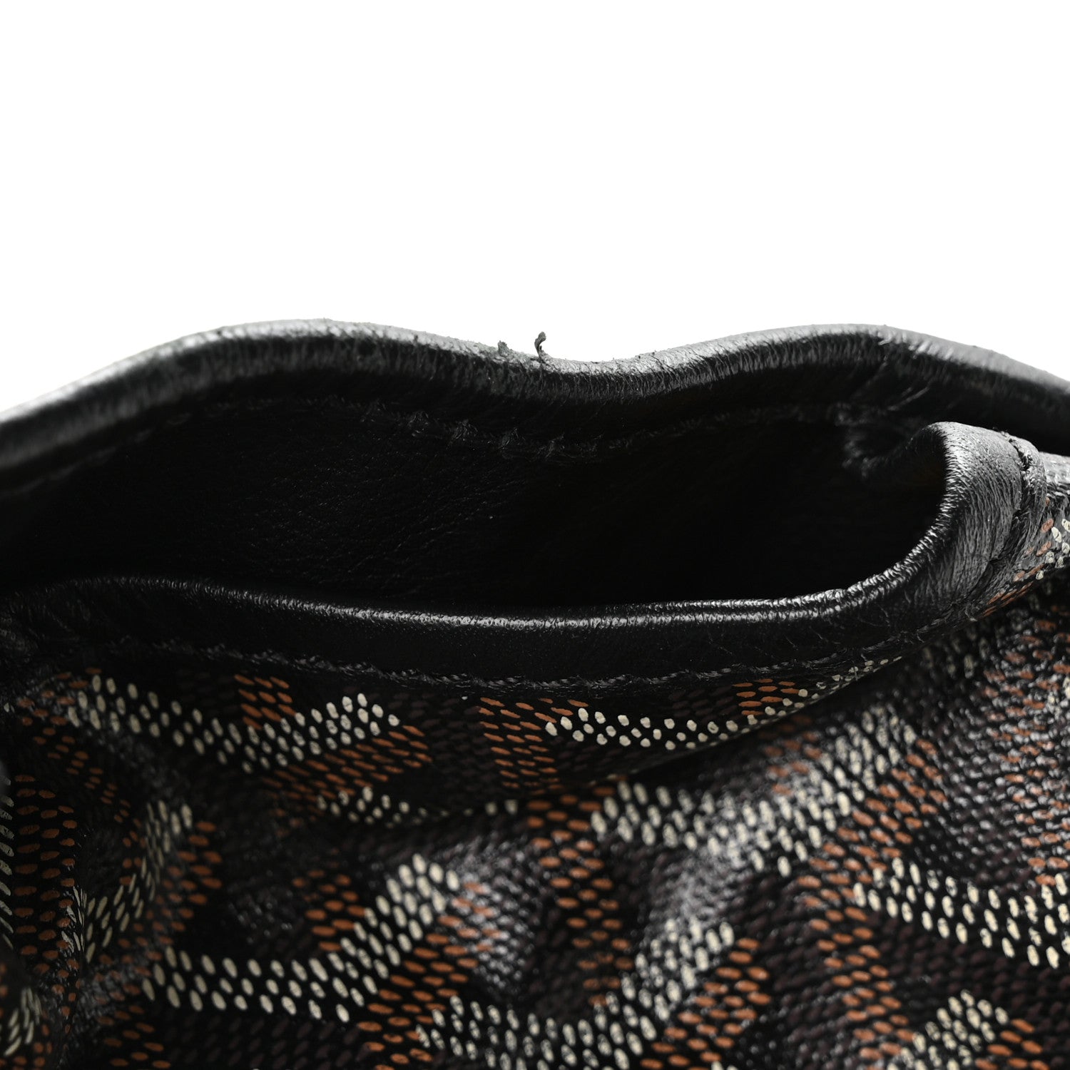 Goyard Goyardine Saint Leger Soft Briefcase Backpack Black 1838016