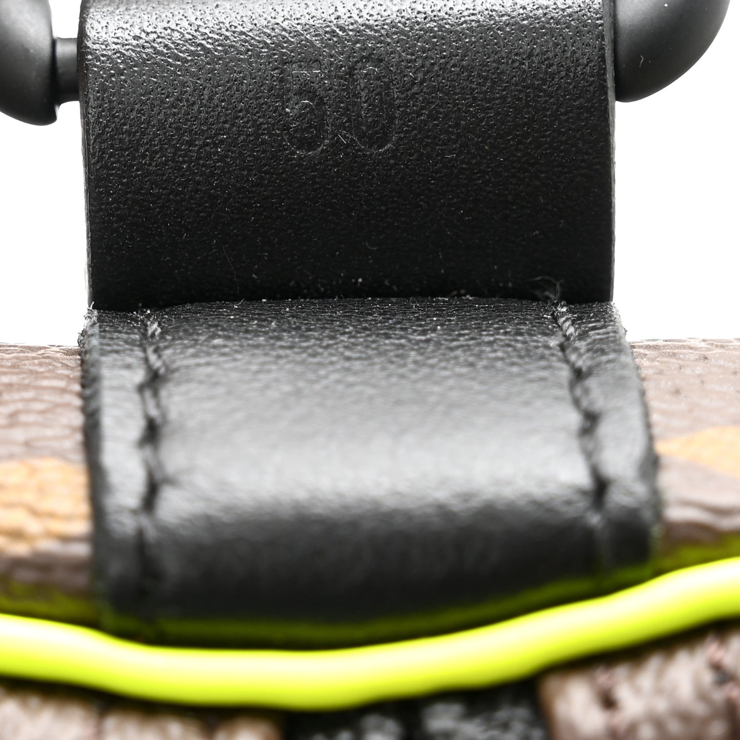 Monogram Macassar Keepall Bandouliere 50 Florescent Yellow