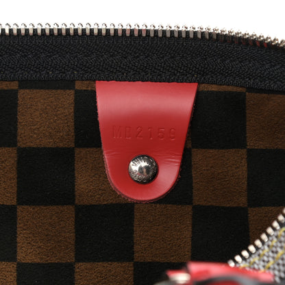 Louis Vuitton Damier Speedy Bandouliere 30 Black White 7 of 9