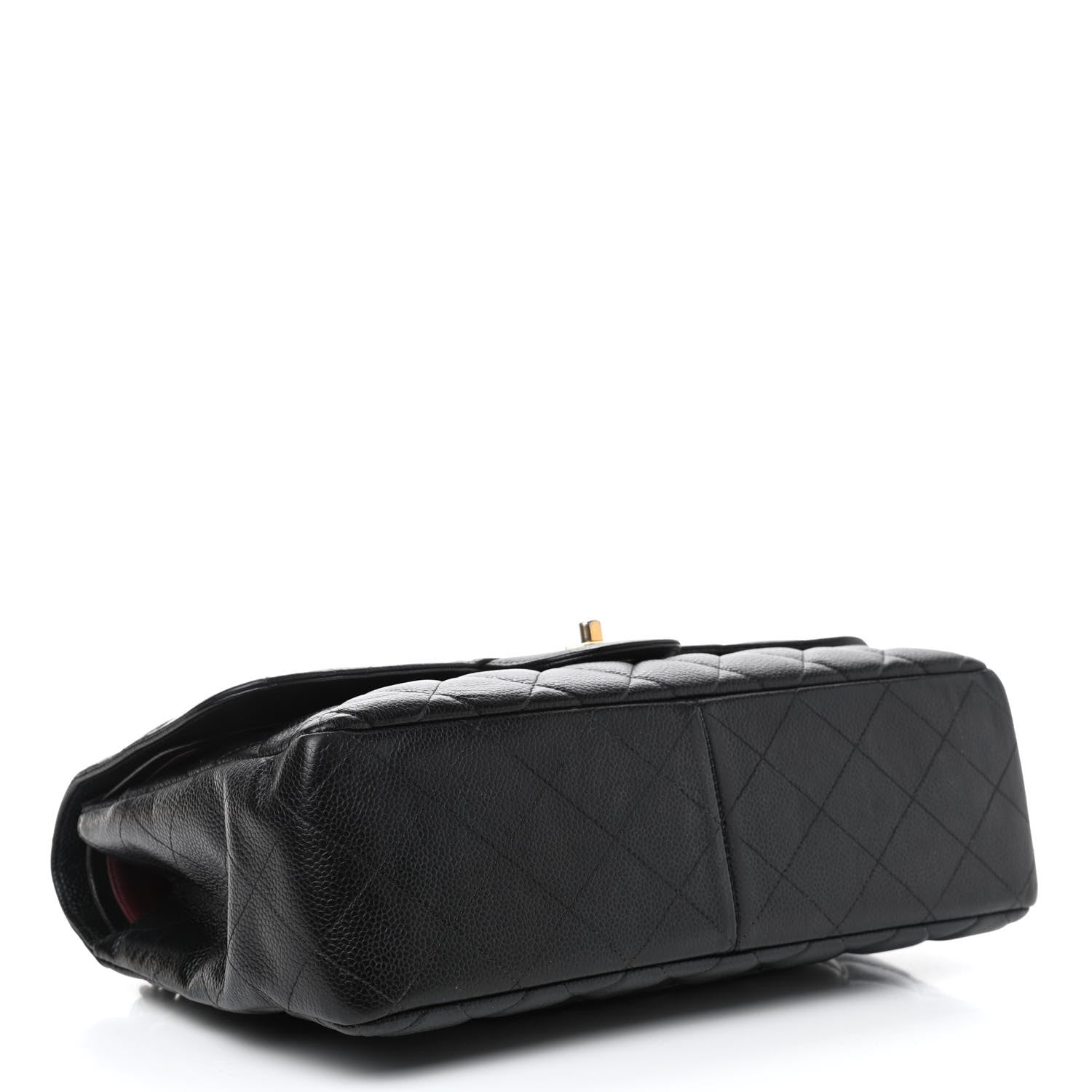 Chanel Caviar Quilted Jumbo Double Flap Black 3 of 12