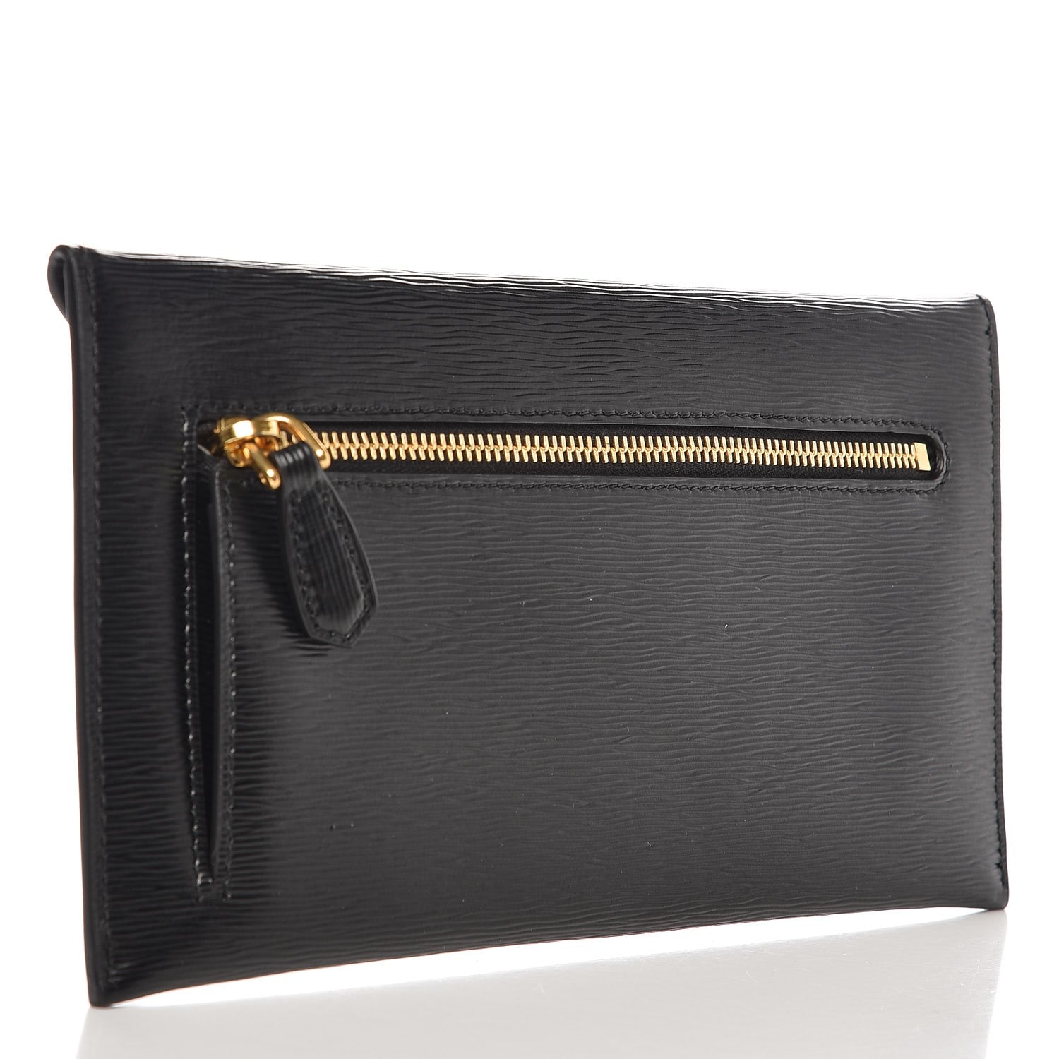 Prada Vitello Move Envelope Wallet Black 3 of 7