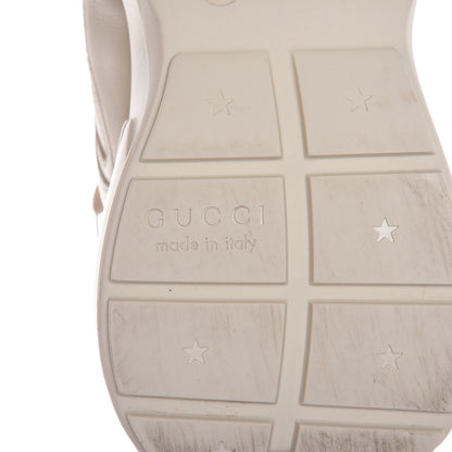 Gucci Calfskin Logo Mens Rhyton Sneakers 6 Ivory 6 of 10