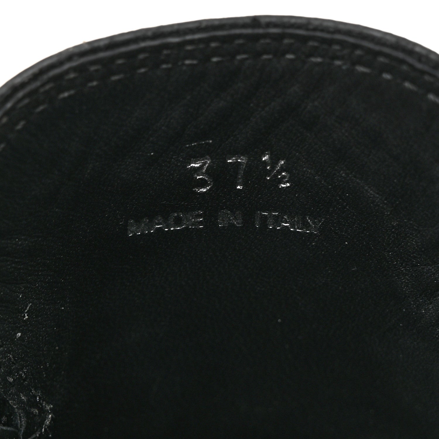 Prada Spazzolato Triangle 40mm Loafer Mules 37.5 Black 7 of 8
