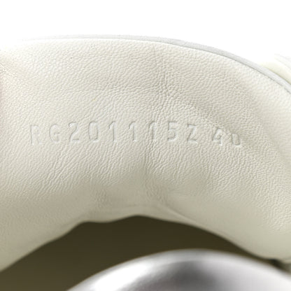 Hermes Nappa Womens Avantage Sneakers 40 White Argent 7 of 9