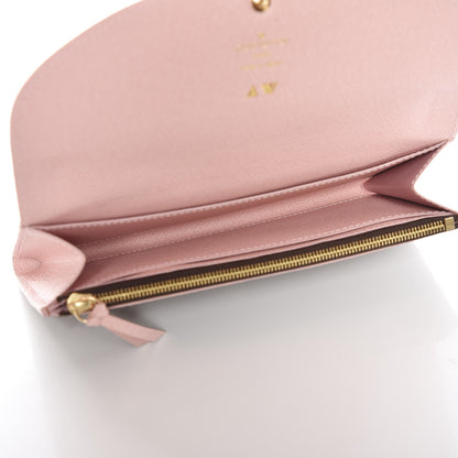 Louis Vuitton Damier Ebene Caissa Wallet Rose Ballerine 5 of 7
