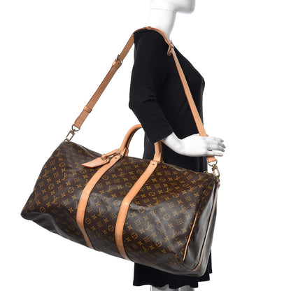 Louis Vuitton Monogram Keepall Bandouliere 55 2 of 20