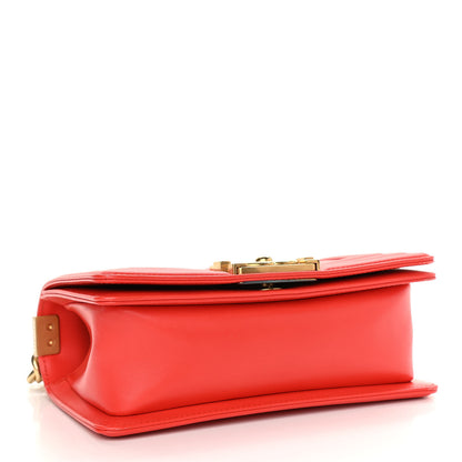 Chanel Lambskin Quilted Small Boy Flap Red 4 of 14