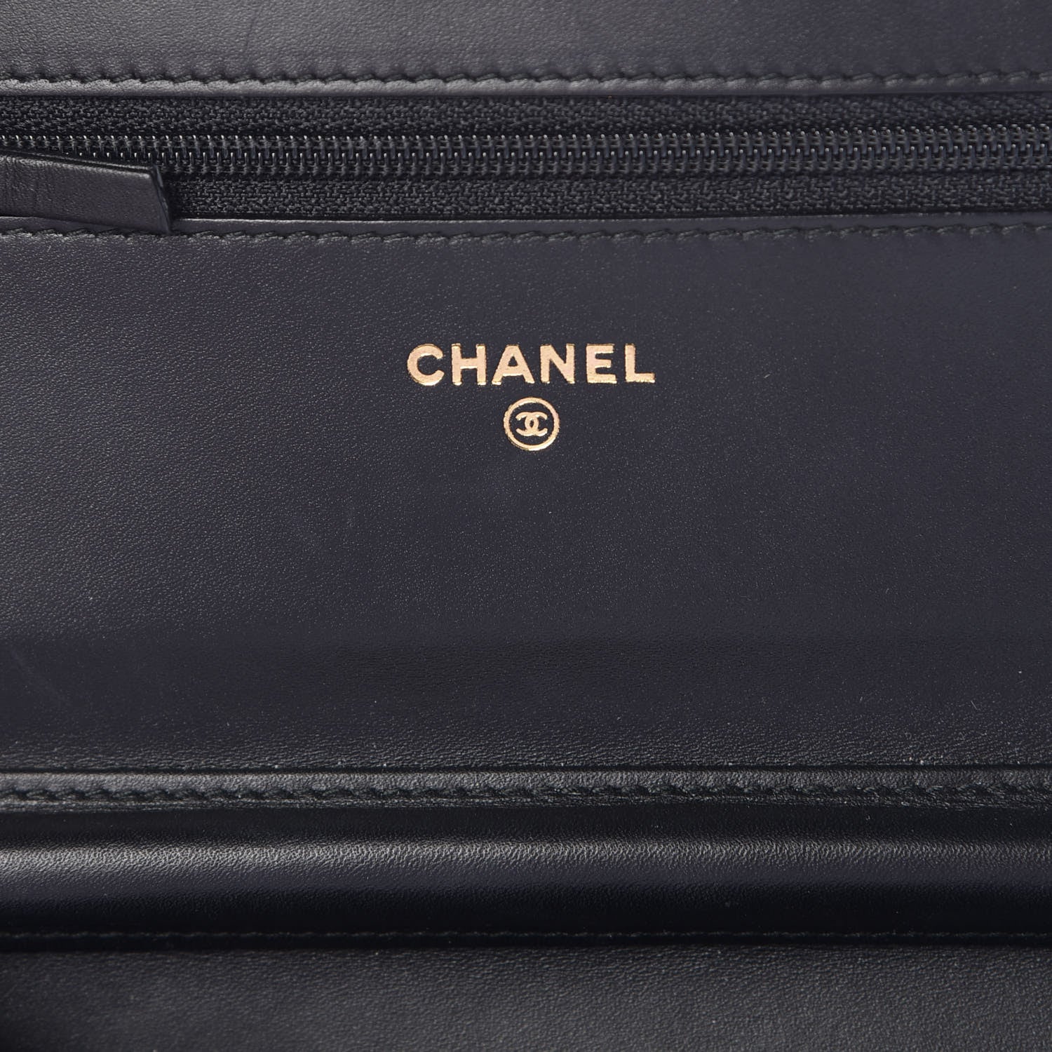 Chanel Velvet Timeless CC Wallet On Chain WOC Black 6 of 11