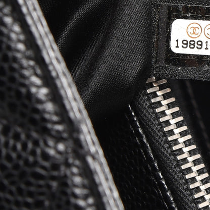 Chanel Caviar Quilted XL Grand Shopping Tote GST Black 7 of 8