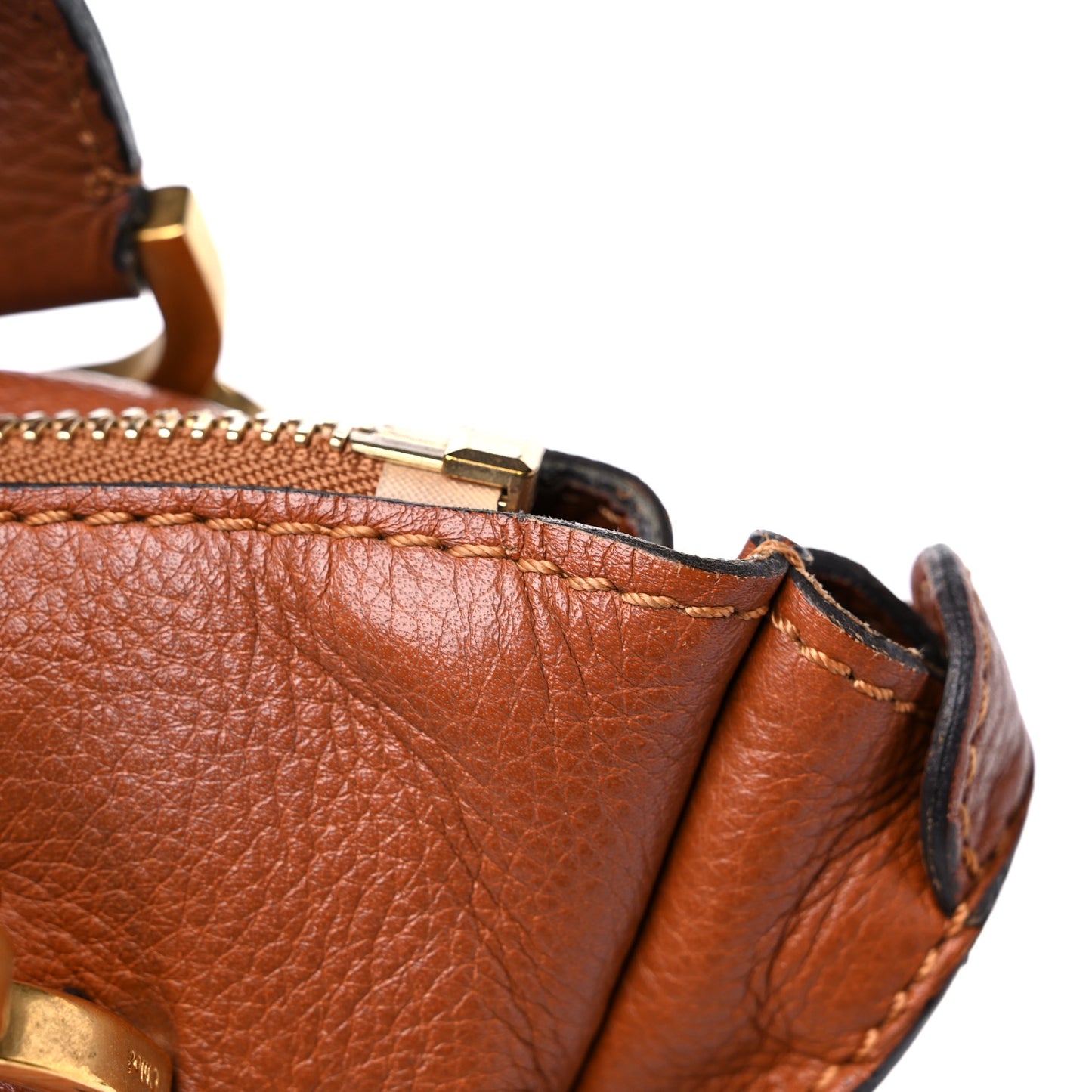 Calfskin Medium Marcie Satchel Tan