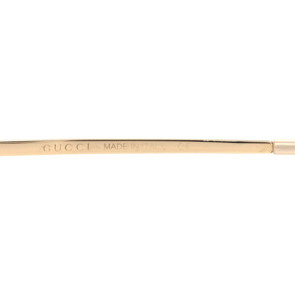 Gucci Metal Round Frame Horsebit Sunglasses GG0878S Gold 5 of 7