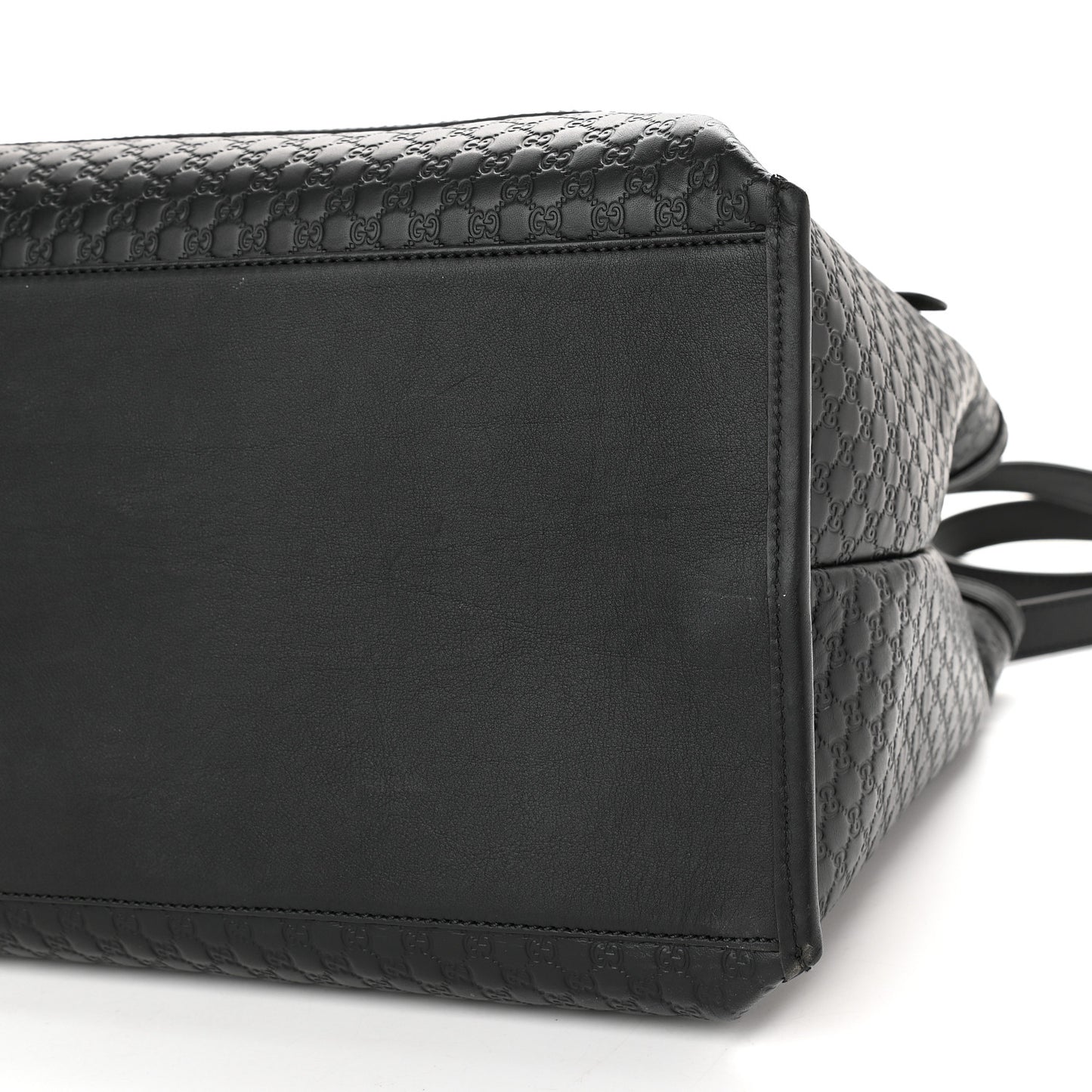 Soft Microguccissima Large Tote Black