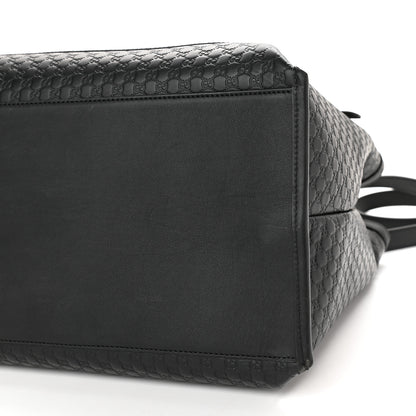 Gucci Soft Microguccissima Large Tote Black 9 of 9