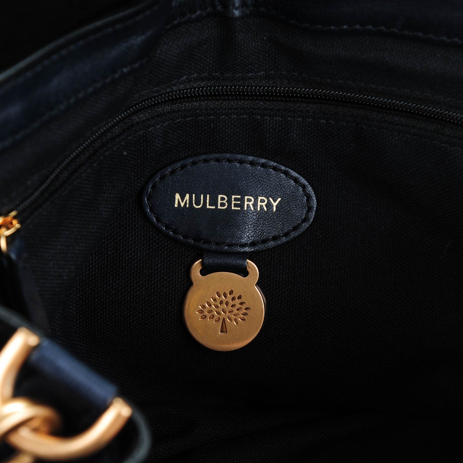 Mulberry Silky Nappa Suede Medium Panel Alexa Midnight Blue 6 of 7