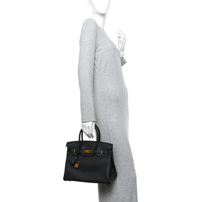 Hermes Togo Birkin 30 Black 2 of 11