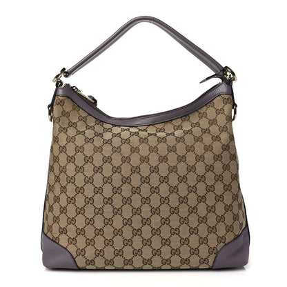 Gucci Monogram Small Miss GG Hobo Lilac 1 of 10