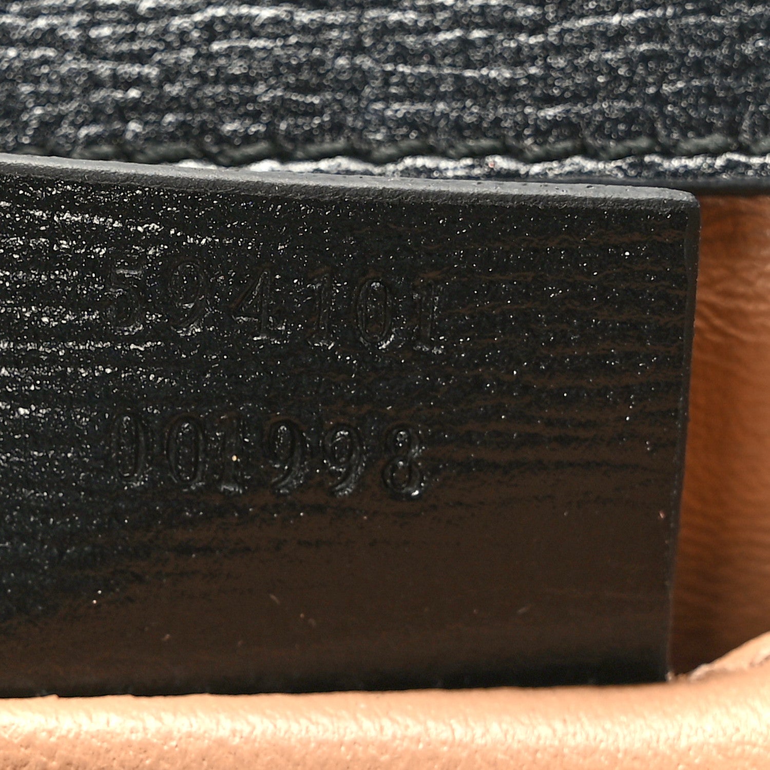 Gucci Textured Calfskin Torchon GG Broadway Envelope Clutch Black 7 of 10