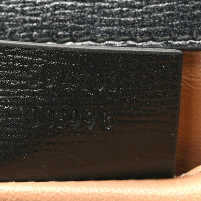 Gucci Textured Calfskin Torchon GG Broadway Envelope Clutch Black 7 of 10