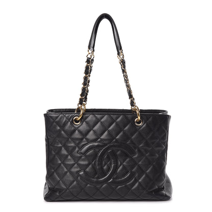 Chanel Caviar Quilted Grand Shopping Tote GST Black 1 of 11