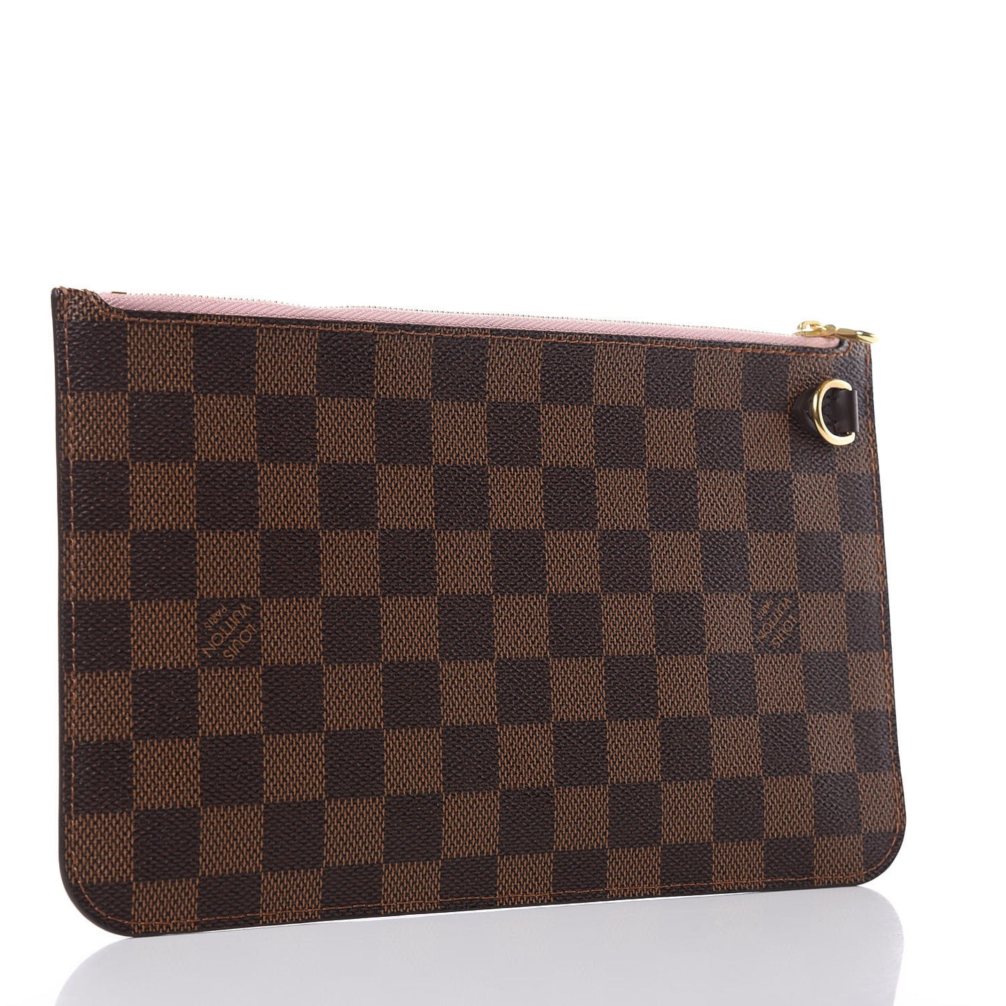 Damier Ebene Neverfull MM GM Pochette Rose Ballerine