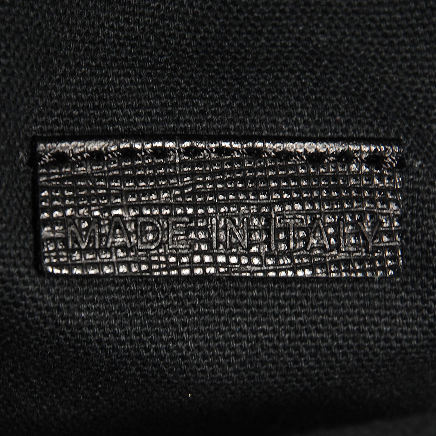 Burberry Textured Leather House Check Holdall Black 9 of 11
