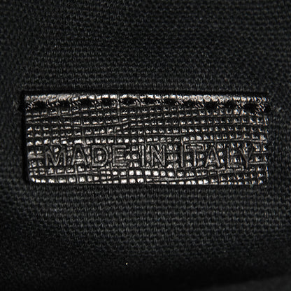 Burberry Textured Leather House Check Holdall Black 9 of 11