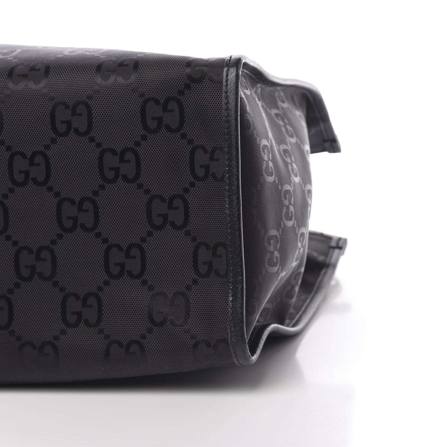 Econyl Nylon Monogram Large Off The Grid Tote Bag Black