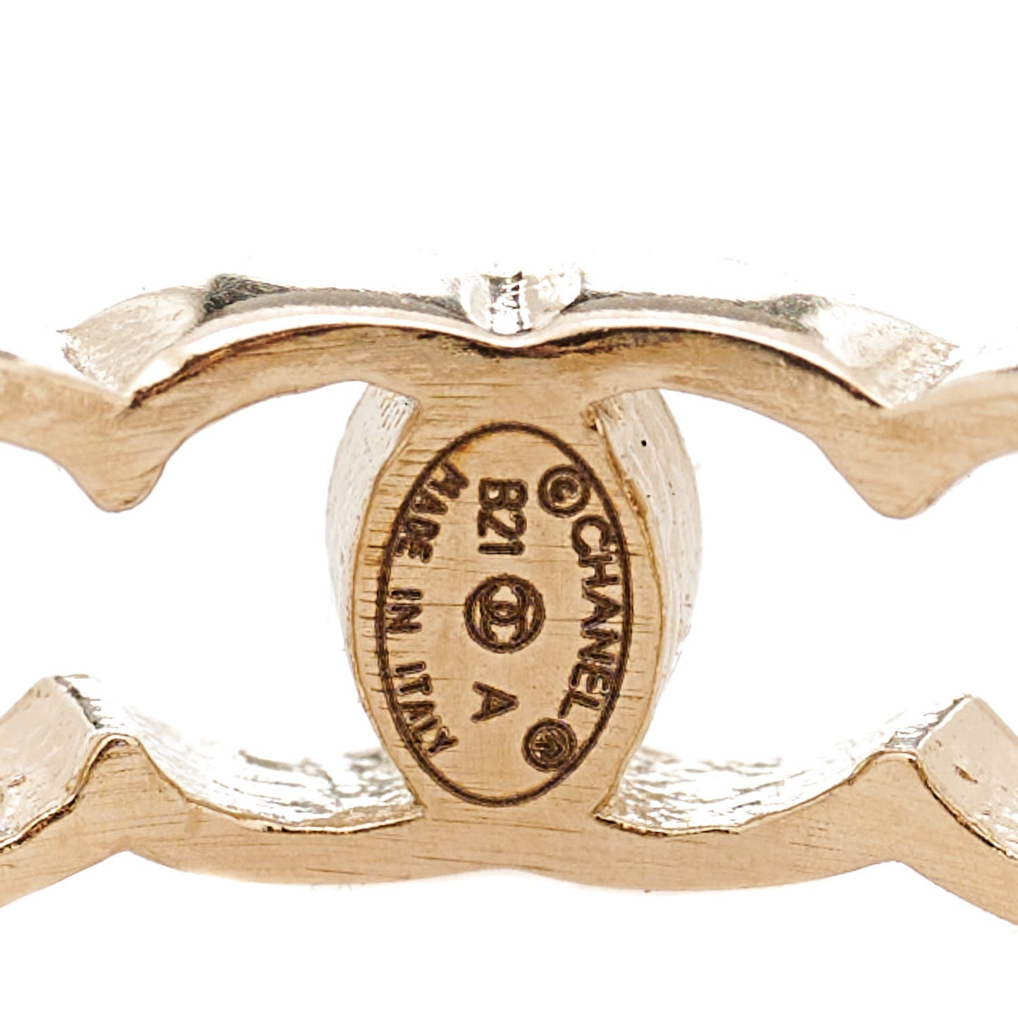 Metal CC Ring 6 52 Gold