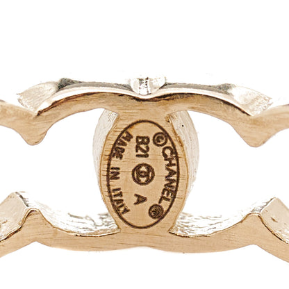 Chanel Metal CC Ring 6 52 Gold 8 of 10