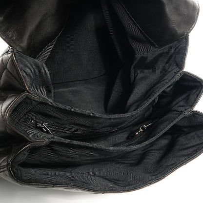 Chanel Lambskin Quilted Backpack Black 8 of 10