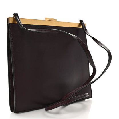 Celine Smooth Calfskin Mini Clasp Bag Bordeaux 3 of 10
