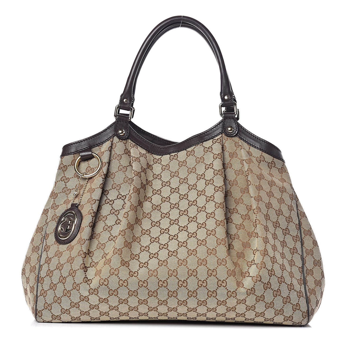 Monogram Large Sukey Tote Dark Brown