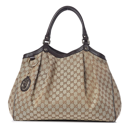 Gucci Monogram Large Sukey Tote Dark Brown 1 of 14
