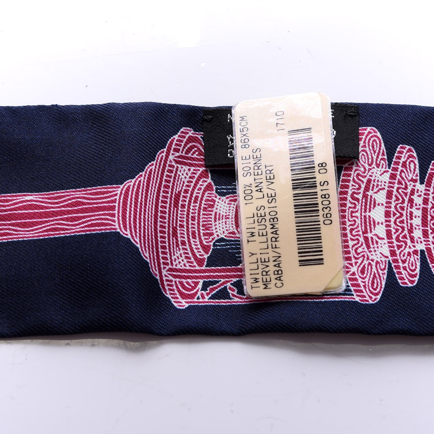 Silk Merveilleuses Lanternes Twilly Caban Framboise Vert