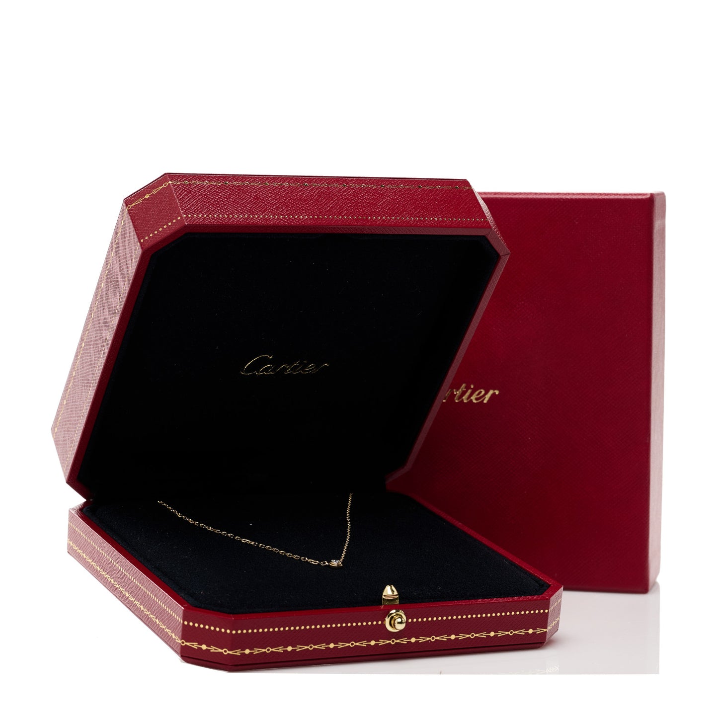 18K Yellow Gold Diamond SM D'Amour Pendant Necklace