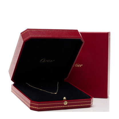 Cartier 18K Yellow Gold Diamond SM D'Amour Pendant Necklace 6 of 6