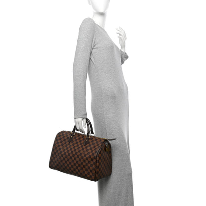 Louis Vuitton Damier Ebene Speedy 35 2 of 14