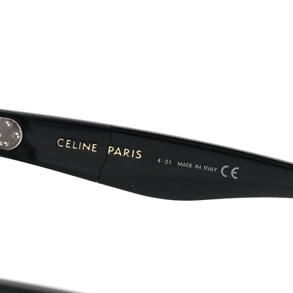 Celine Acetate Polarized Oversized Sunglasses CL4055IN Black 6 of 7